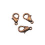 Inchizatoare tip carabina, finisaj cupru antichizat, 12x7 mm (cod 13-62)