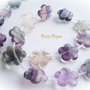Floricele fluorit aprox 15x4.5 mm
