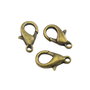 Inchizatoare tip carabina, finisaj bronz antichizat, 15x8 mm (cod 13-68)