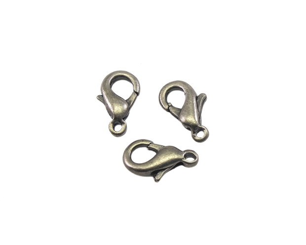 Inchizatoare tip carabina, finisaj gun metal, 12x7 mm (cod 13-70)