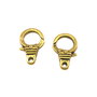 Inchizatoare tip carabina, finisaj auriu antichizat, 18x12 mm (cod 13-72)