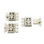 Inchizatoare multisir tip cutie, finisaj argintiu antichizat, 15x10 mm (cod 13-81)