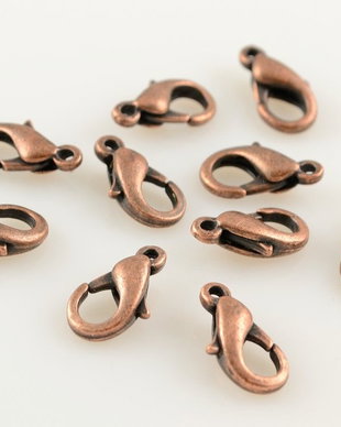 R363 Inchizatoare lobster cupru 12x7mm