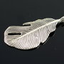 N388 Pandativ pana argintiu 43x22mm