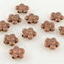 R396 Distantier floare cupru antichizat 8mm