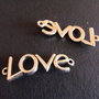 LINK '' LOVE '' - 34 X 12 MM