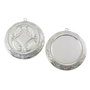 Pandantiv tip locket, finisaj argintiu, 44,5 mm (cod 11-117)