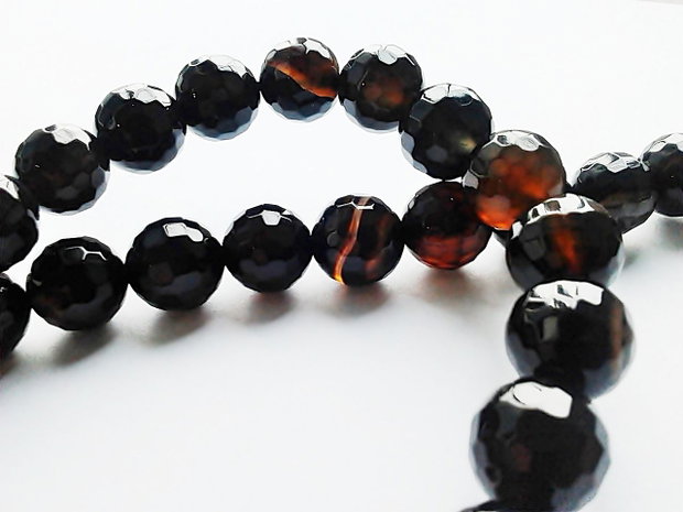 Agata microfatetata 10mm