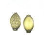 Pandantiv tip locket dublu, finisaj bronz, 35x20 mm (cod 11-126)