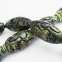 Chrysocolla ovala gravata 20 x 40mm