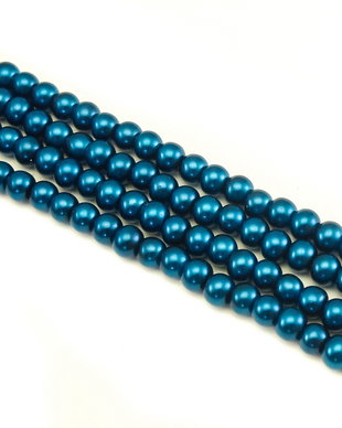 Perle de sticla, sfere 4 mm - 10 buc  (cod 2-65)