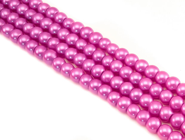 Perle de sticla, sfere 6 mm - 10 buc (cod 2-68)