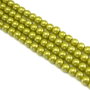 Perle de sticla, sfere 6 mm - 10 buc  (cod 2-76)
