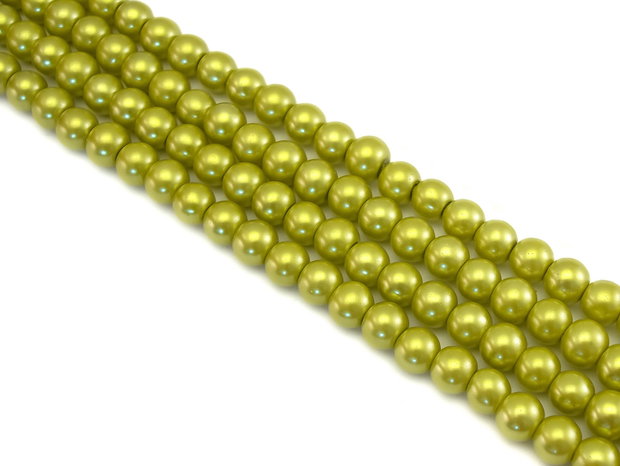 Perle de sticla, sfere 6 mm - 10 buc (cod 2-76)