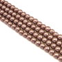 Perle de sticla, sfere 6 mm - 10 buc  (cod 2-80)