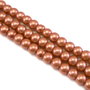 Perle de sticla, sfere 8 mm - 10 buc  (cod 2-83)