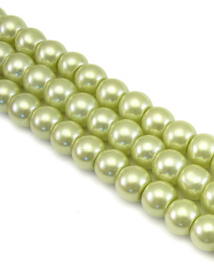 Perle de sticla, sfere 8 mm - 10 buc  (cod 2-85)