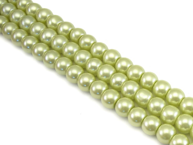 Perle de sticla, sfere 8 mm - 10 buc (cod 2-85)