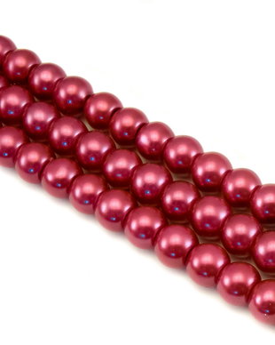 Perle de sticla, sfere 8 mm - 10 buc  (cod 2-90)