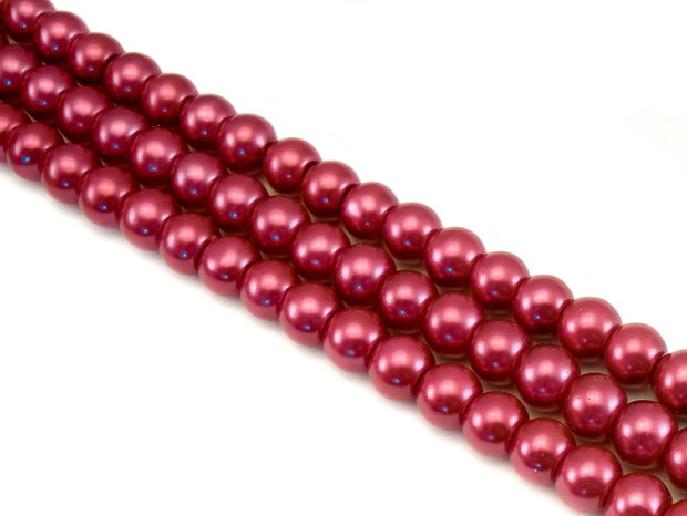 Perle de sticla, sfere 8 mm - 10 buc (cod 2-90)