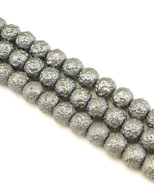 Perle de sticla, sfere 8 mm – 10 buc (cod 2-108)