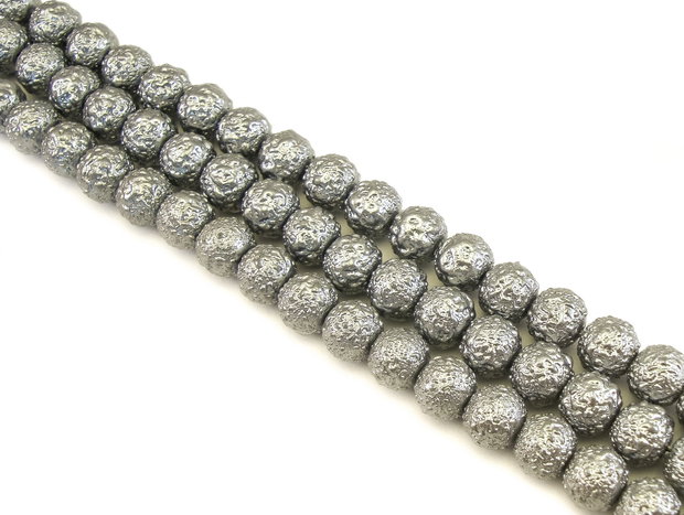 Perle de sticla, sfere 8 mm – 10 buc (cod 2-108)