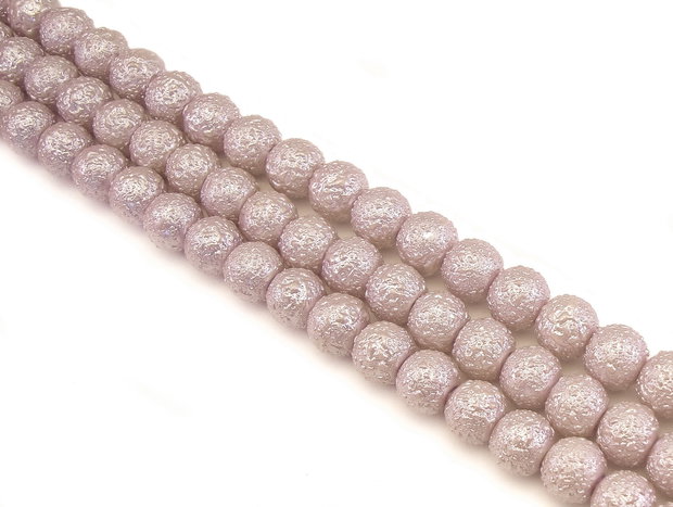 Perle de sticla, sfere 8 mm – 10 buc (cod 2-109)