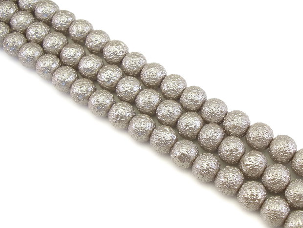 Perle de sticla, sfere 8 mm – 10 buc (cod 2-110)