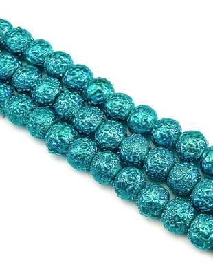 Perle de sticla, sfere 8 mm – 10 buc (cod 2-113)