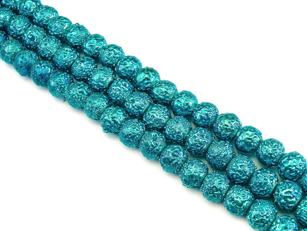 Perle de sticla, sfere 8 mm – 10 buc (cod 2-113)