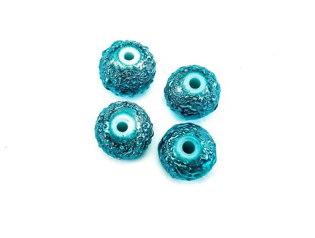 Perle de sticla, sfere 8 mm – 10 buc (cod 2-113)