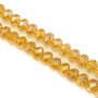 Cristale de sticla, rondele fatetate, 8x6 mm (cod 19-13)