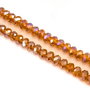 Cristale de sticla, rondele fatetate, 6x4 mm (cod 19-20)