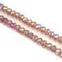 Cristale de sticla, rondele fatetate, 6x4 mm (cod 19-23)