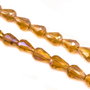 Cristale de sticla, lacrimi fatetate, 12x8 mm (cod 19-33)