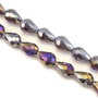Cristale de sticla, lacrimi fatetate, 12x8 mm (cod 19-35)