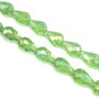 Cristale de sticla, lacrimi fatetate, 12x8 mm (cod 19-36)