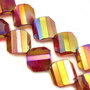 Margele de sticla, fatetate, 19x10 mm (cod 19-50)