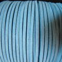 SNUR BLEU - GRI IMITATIE PIELE INTOARSA - 3 X 1 MM - 1ML