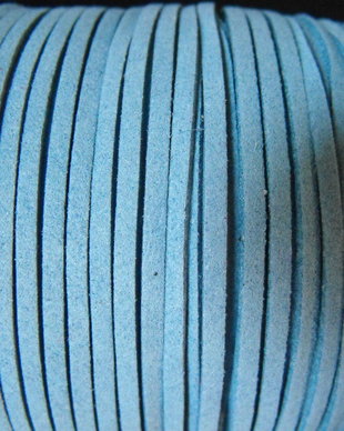SNUR BLEU - GRI IMITATIE PIELE INTOARSA - 3 X 1 MM - 1ML