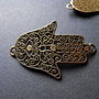 LINK  BRONZ MANA HAMSA - 53 X 33 MM