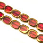 Margele de sticla, ovale,  14x12 mm (cod 19-52)