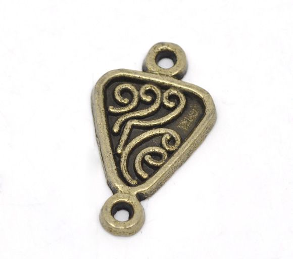 1b Conector metalic finisaj bronz 21 x 12mm