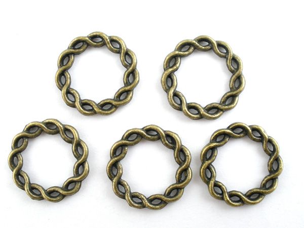 1b Conector metalic finisaj bronz 20mm