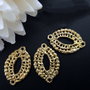 1b Link aurit dantelat 22 x 13mm