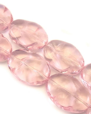 Margele de sticla, oval 32x23 mm (cod 19-73)