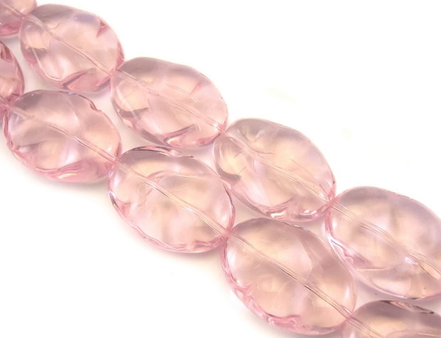 Margele de sticla, oval 32x23 mm (cod 19-73)