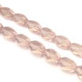 Margele de sticla, bob de orez fatetat, 11x7 mm (cod 19-74)