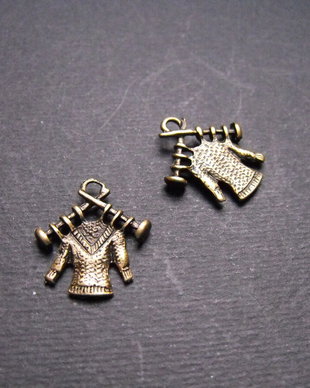 PANDANTIV  BRONZ - 19 X 16 MM