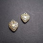 PANDANTIV  BRONZ INIMIOARA - 16 X 11 MM